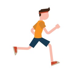 Boy running