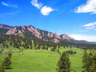 Flatirons. Boulder. Colorado (US)