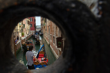 Gondolier Caravan in Venice