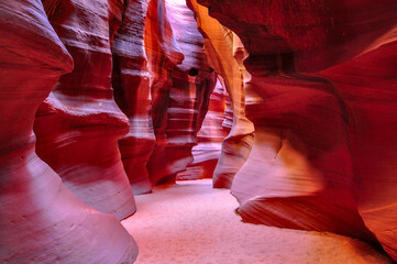 Antelope Canyon, Navajo Sandstone.Antelope Canyon / Arizona / USA: Circa May 2010.