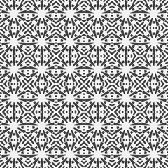 Seamless monochrome geometric vector pattern.