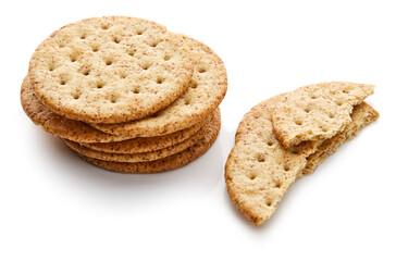 Cracker Isolated on White Background