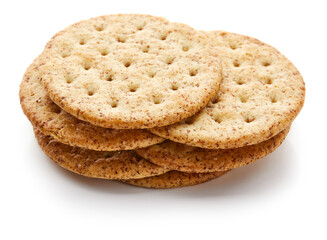 Cracker Isolated on White Background