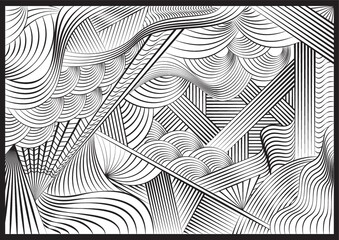 Monochrome pattern design