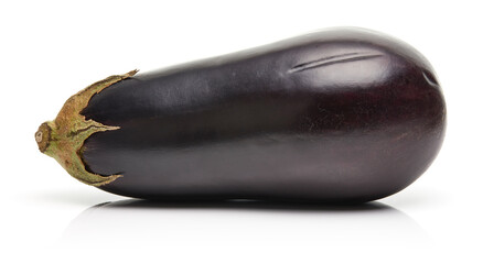 Eggplant Isolated on White Background