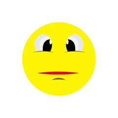 Emoticon icon illustration