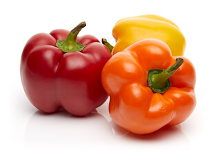 Bell Pepper Isolated on White Background