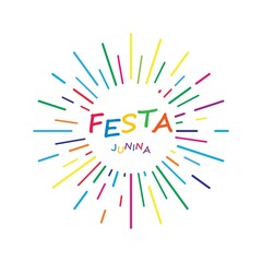 Festa junina celebration vector