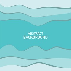Papercut style background vector