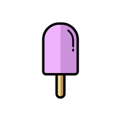 ice cream - food icon vector design template