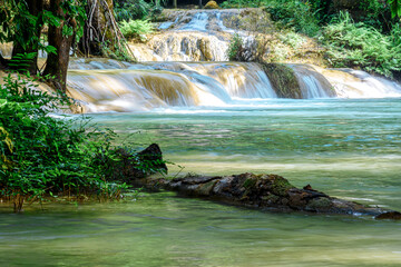 Tad Sae Waterfall in Luang Prabang, Laos