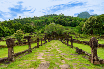 Vat Phou or Wat Phu is the UNESCO world heritage site in Champasak Province, Southern Laos.