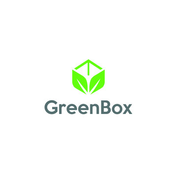green box company logo design