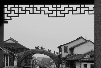 Obraz premium Ancient Villages in Chinese Painting