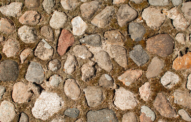 Stone pavement texture