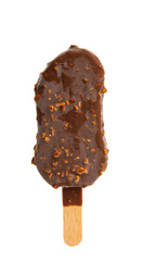 ice cream on a stick isolated