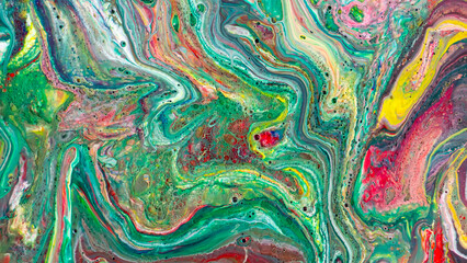 Acrylic colors painting abstract background