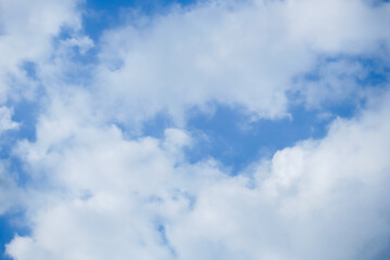 soft focus cloud and blue sky in the shiny day
