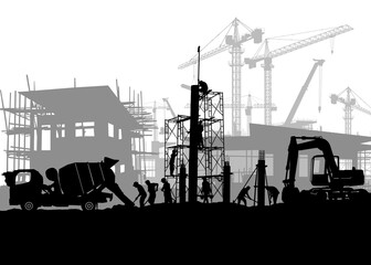 Construction vector background,Construction info graphics, Book Cover Design.