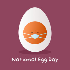National egg day vector illustration 
