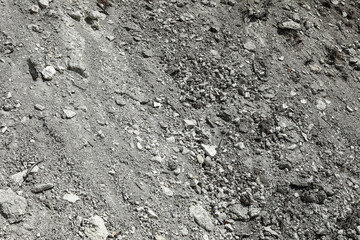 View of mountain surface outdoors