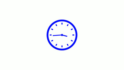 New counting down blue clock animation,clock animation icon