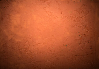 Orange concrete wall Texture background retro border