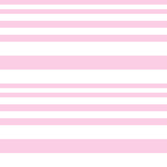 Nahtloser Musterhintergrund mit rosa Streifen im horizontalen Stil - Rosa horizontal gestreifter nahtloser Musterhintergrund, der für Modetextilien, Grafiken geeignet ist