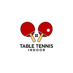 table tennis ping pong vector logo