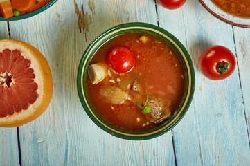 Algerian Chourba Hamra F'daouech