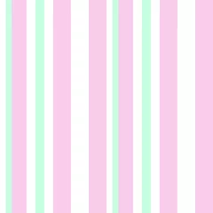 Door stickers Vertical stripes Pink Stripe seamless pattern background in vertical style - Pink vertical striped seamless pattern background suitable for fashion textiles, graphics