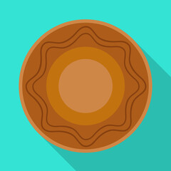 Vector illustration of dish and bowl logo. Graphic of dish and ceramic stock vector illustration.