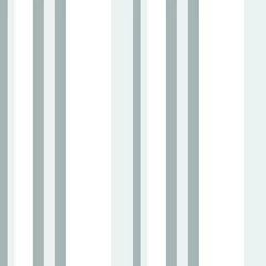 Foto auf Acrylglas Vertikale Streifen Nahtloser Musterhintergrund mit weißen Streifen im vertikalen Stil - Weißer vertikaler gestreifter nahtloser Musterhintergrund, der für Modetextilien, Grafiken geeignet ist