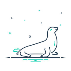 Mix icon for seal