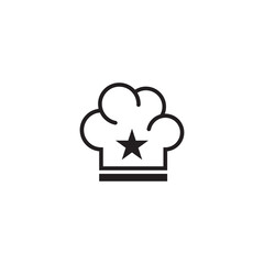  Chef hat logo template vector icon