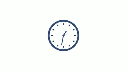 Amazing counting down clock icon on white background,clock image