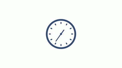 Amazing counting down clock icon on white background,clock image