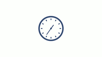 Amazing counting down clock icon on white background,clock image