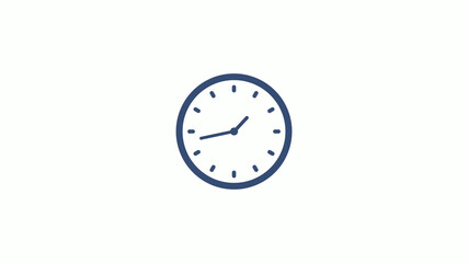 Amazing counting down clock icon on white background,clock image