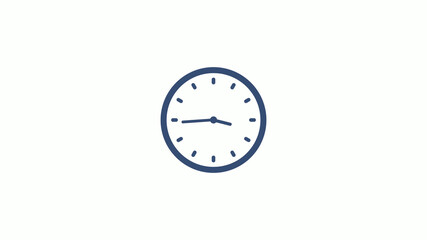Amazing counting down clock icon on white background,clock image