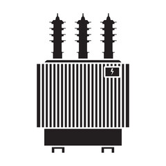 Transformer vector icon.Black vector icon isolated on white background transformer.