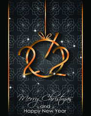 2021 Happy New Year background for your seasonal invitations, festive posters, greetings cards.