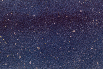 Abstract art background navy blue colors. Watercolor painting on canvas with beige stains.