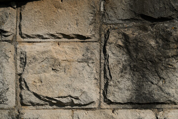 old stone wall as background