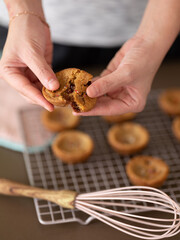 Baking Cookies at Home with Green Screen Background