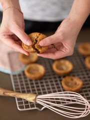 Baking Cookies at Home with Green Screen Background