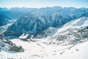 Val di Sole Pejo 3000, Pejo Fonti ski resort, Stelvio National Park, Trentino, Italy