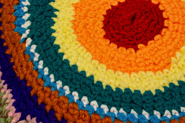 colorful wool texture