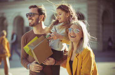 Enjoying with family.