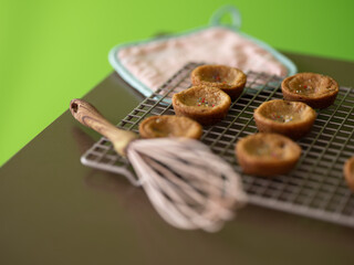 Baking Cookies at Home with Green Screen Background